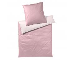 Elegante Softie Bettwäsche aus Mako-Batist - Pink - 240x220 / 2x80x80 cm