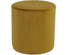 House Nordic Ejby Sitzhocker - senfgelb - 34x34x34 cm