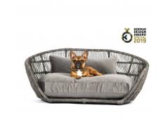 LABONI PRADO DESIGN LOUNGE-BETT FÜR HUNDE - Grey Mix - 110 x 74 x 48 cm
