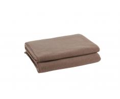 Zoeppritz Soft-Fleece Decke - taupe - 160x200 cm