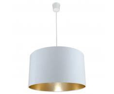Waldi-Leuchten Stockholm Pendelleuchte 3-flammig - EEK: A++ - weiß-gold - Ø 44 cm, H 25 cm