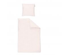 Irisette TWIST SATIN Bettwäsche-Set - rosé - 155x220 / 80x80 cm