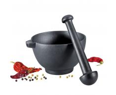 Zassenhaus Mörser XL aus Gusseisen - schwarz - Ø 15,5 cm