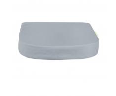 Outbag Moon Gartensessel-Auflage halbrund Plus - stone grey - 45x45x8 cm