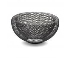 Philippi Mesh Schale + Brotkorb - schwarz - ø 25 cm