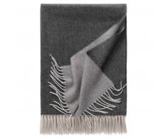 Eagle Products Alassio Kaschmir-Decke - schwarz-grau - 135x195 cm