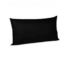 fleuresse Colours Interlock Jersey Bettwäsche-Garnitur - schwarz - 40x80 cm