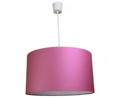 Waldi-Leuchten Stockholm Pendelleuchte 3-flammig - EEK: A++ - pink-weiß - Ø 44 cm, H 25 cm