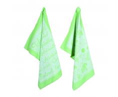 pad VEGGIE Geschirrtuch im 2er-Set - green - 50x70 cm