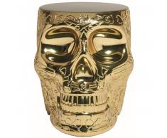 qeeboo Mexico Metall Finish Stuhl/Beistelltisch - gold - 38,2 x 53 x 45 cm