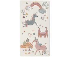 Esprit Sunny Unicorn Kinderteppich - weiß - 160x225 cm
