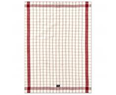 Lexington Checked Geschirrtuch - white/red - 50x70 cm