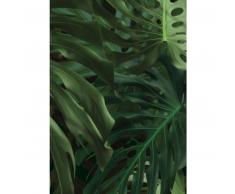 KEK Amsterdam Monstera leaves Fototapete - grün - 97,4 x 280 cm (= 2 Bahnen)