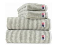 Lexington Original Towel Striped Duschtuch - vintage green/white - 70x130 cm