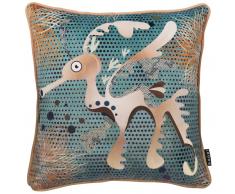 Moooi Blooming Seadragon Kissenhülle - blau/grau - 50x50 cm