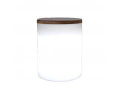 8 seasons Shining Drum LED Leuchte indoor & outdoor - weiß - Ø 37 cm, H 45 cm
