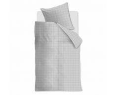 Beddinghouse Rain Bettwäsche aus Mako-Satin - grau - 135x200 / 80x80 cm
