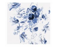 KEK Amsterdam Royal Blue Flowers III Fototapete - blau - 292,2 x 280 cm (= 6 Bahnen)