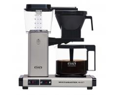 Moccamaster KBG Select Kaffeemaschine mit Glaskanne - matt silver - 32 x 17 x 36 cm - Kannengröße: 1,25 Liter