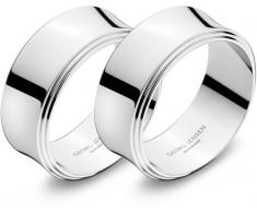 Georg Jensen Pyramid Serviettenring 2er Set