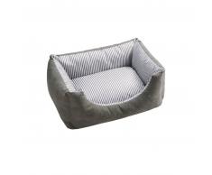 HUNTER Palma Hundesofa - grau - Außen: 60x45 cm, Innen: 55x35 cm