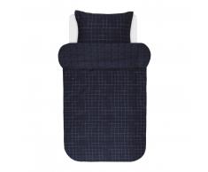 Marc O'Polo Niri Bettwäsche-Set aus Satin - Indigo blue - 155x220 / 80x80 cm