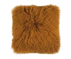 pad GLORY Kissenhülle aus Lammfell - cognac - 40x40 cm