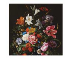 KEK Amsterdam Golden Age Flowers V Fototapete - schwarz - 292,2 x 280 cm (= 6 Bahnen)