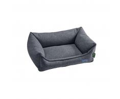 HUNTER Prag Hundesofa - dunkelblau - Außen: 50x35 cm, Innen: 40x30 cm