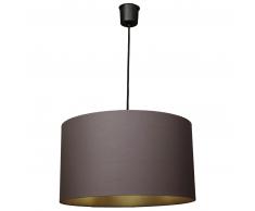 Waldi-Leuchten Stockholm Pendelleuchte 1-flammig - EEK: A++ - stone-gold - Ø 44 cm, H 25 cm