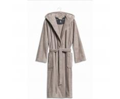 Möve Superwuschel Bademantel unisex mit Kapuze - cashmere - M