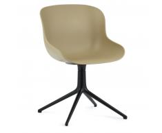 Normann Copenhagen Hyg Drehsessel - Sand - H 84 x L 54 x D 55,5 cm - Sitzhöhe 46 cm