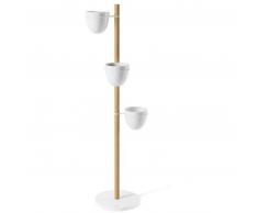 Umbra Floristand Blumenständer - white/natural - ø 45 cm - Höhe 140 cm