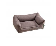 HUNTER Prag Hundesofa - rosa-anthrazit - Außen: 50x35 cm, Innen: 40x30 cm