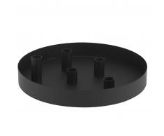 Storefactory SUND MAGNETIC Kerzenhalter rund - black - Ø 31 cm - Höhe 4 cm