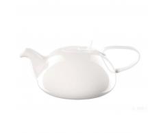 ASA ATABLE Kleine Teekanne mit Edelstahlsieb - weiß - 1,0 Liter