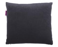 farbenfreunde Interieur Kissenhülle aus Nicky-Stoff - anthracite - 60x60 cm