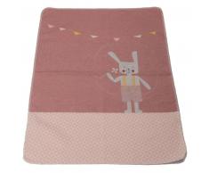David Fussenegger JUWEL Babydecke mit Stick-Hase
