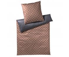 JOOP! Cornflower Double Bettwäsche aus Mako-Satin - Festive Copper - 135x200 / 40x80 cm