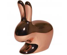 qeeboo Rabbit Chair Metall Finish Stuhl - copper - 68,8 x 39,5 x 80 cm