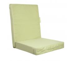 Outbag Highrise Gartenstuhl-Auflage Plus für Hochlehner - lime - Sitzfläche 45x45 cm - Rückenlehne H 60 x B 50 cm
