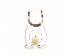 Holmegaard Design With Light Laterne - transparent - Höhe 25 cm