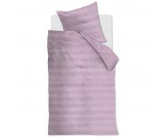 At Home Soft Shine Bettwäsche-Set - lila - 155x220 / 80x80 cm