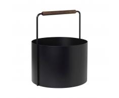 blomus ASHI Feuerholzkorb - Brown - Ø 35 cm - Höhe 45 cm