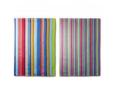Remember Geschirrtücher 2er-Set - bunt gestreift - 70x50 cm