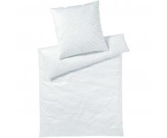 elegante Tides Bettwäsche-Set aus Mako-Satin - silbergrau - 135x200 / 80x80 cm
