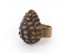 Lexington Pine Cone Napkin Serviettenring - braun - Ø 4 cm
