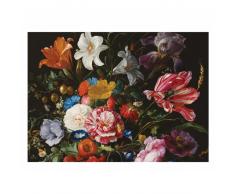 KEK Amsterdam Golden Age Flowers VI Fototapete - schwarz - 389,6 x 280 cm (= 8 Bahnen)