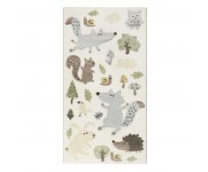 sigikid Forest Kinderteppich - weiß - 80x150 cm