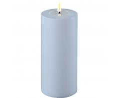 Deluxe Homeart Real Flame Indoor / Outdoor LED-Kerze - blau - Ø 10 cm - 20 cm
